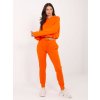 Narancs alap pulóver és nadrág szett
