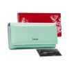 Lorenti menta hosszúkás pénztárca S132