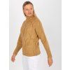 Bézs oversize pulóver garbóval (Méret ONE SIZE)