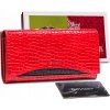 Peterson piros mintás pénztárca Y040