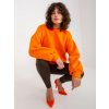 Orange oversize pulóver