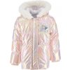 Disney Frozen Pink meleg téli kabát holo effektussal