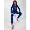 Sötétkék velúr szett Relevance Fashion