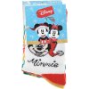 Hármas csomag Minnie és Mickey zokni - piros/zöld/fehér