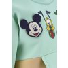 Disney pulóver nyomatokkal - menta/bézs