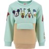 Disney pulóver nyomatokkal - menta/bézs