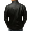 Fekete férfi bőrkabát Bolan