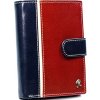 Rovicky piros-kék pénztárca zárással L098