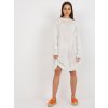 Fehér pulóver oversize ruha