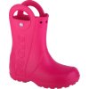 Rózsaszín csizma CROCS Handle It Rain Boot Kids