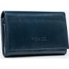 Cavaldi klasszikus bőr pénztárca - sötétkék M353