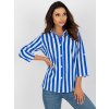 Fehér-kék csíkos női ing
