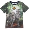 Fiú póló nyomtatással Jurassic World - zöld