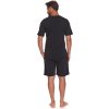 Fekete rövid férfi pizsama
