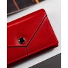 Peterson piros női sima bőr pénztárca Y163