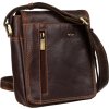 Peterson Brown bőr válltáska