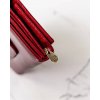 Peterson vörös fényes bőr pénztárca Y187 (Méret ONE SIZE)