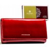 Peterson vörös fényes bőr pénztárca Y187 (Méret ONE SIZE)