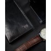 Rovicky fekete férfi bőr pénztárca L169