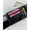 Rovicky fekete bőr férfi pénztárca L170