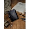 Rovicky Fekete bőr férfi pénztárca L175