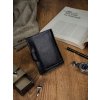Rovicky Férfi fekete elegáns pénztárca varrással L177