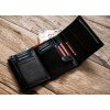 Peterson fekete férfi pénztárca W034