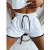 Fehér női melegítő rövidnadrág TOP SPORT