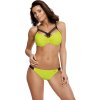 Lime bikini fekete pántokkal Electra Beat