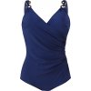 Sötétkék egyrészes fürdőruha Paula