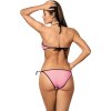 Rózsaszín bikini fekete szegéllyel Merry Hollywood-Nero