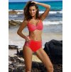 Piros hálős push-up bikini Martha Vitamina