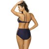 Sötétkék hálós push-up bikini Martha Blu Scuro (Méret M)