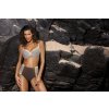 Barna push-up bikini hálóval Martha Dark Taupe