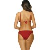 Bordó fodros push-up bikini Matylda Rubino