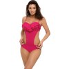 Sötét rózsaszín push-up monokini Belinda New Berry