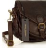 MARCO MAZZINI sötétbarna bőr crossbody kézitáska (Méret ONE SIZE)