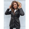 Fekete bélelt parka VIXEN