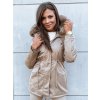 Bézs színű bélelt parka GODDESS