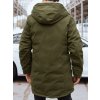 Khaki színű meleg férfi parka