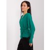 Sötét zöld blúz masnival
