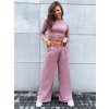 Világos lila póló és széles nadrág szett ASTRAL ALLURE