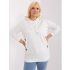 Fehér pulóver kapucnival