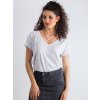 Világosszürke női basic póló