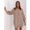 Sötét bézs kötött ruha