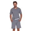 Szürke rövid férfi pizsama