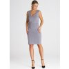 Szürke mini szűk ruha