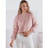 Pink oversize crop pulóver BILLIS