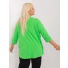 Zöld blúz zsebbel