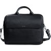 Bőr fekete laptoptáska